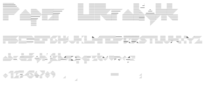 Paper UltraLight font